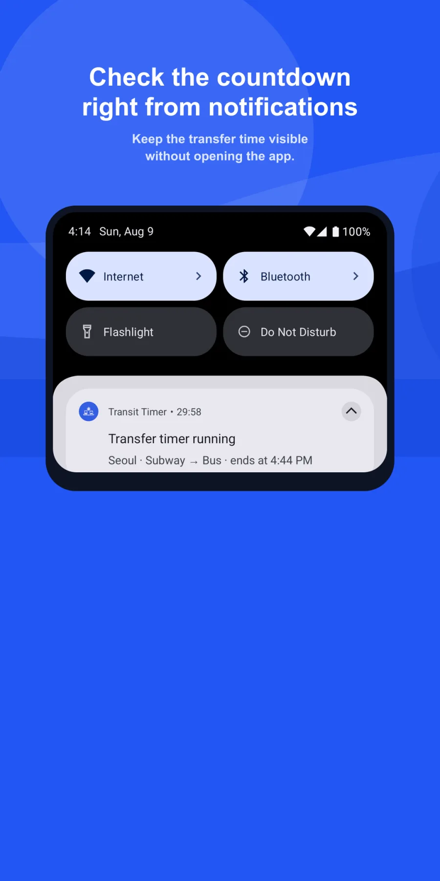 Live on the Android Lock Screen and status bar
